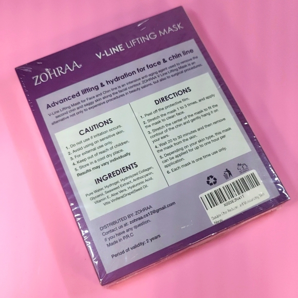 ZOHRAA V-line lifting mask for face nd chin line (5 masks) - Picture 2 of 2